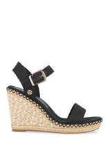 Sandalen met hoge sleehak shiny touches-TOMMY HILFIGER