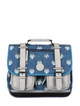Cartable 2 Compartiments Cameleon Bleu vintage urban PBVBCA35