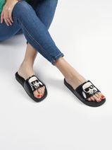 Slippers Kondo Shine Karl lagerfeld Zwart women KL80906-vue-porte