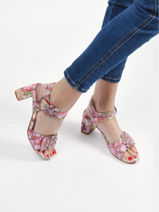 Sandalen met hak heco leder-LAURA VITA-vue-porte