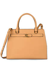 Sac  Main Fenwick Cuir Lauren ralph lauren Marron fenwick 31809891