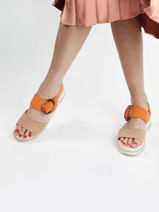 Sandalen met lage sleehak-GABOR-vue-porte