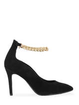 Pumps Uit Leder Tamaris Zwart escarpins 22414-28