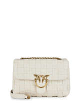 Sac Bandoulire Love Bag Weave Pinko Beige love bag weave 1P22JW