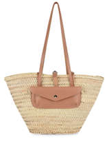 Sac Port paule Panier Craie Marron panier PANIER
