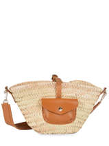 Sac Bandoulire Panier Craie Marron panier PANIERPM