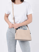 Sac Bandoulire Grained Miniprix Beige grained F2516