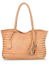 Sac Shopping Heritage Cuir Biba Marron heritage PER1L