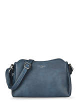 Sac Bandoulire Grained Miniprix Bleu grained F2516