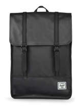 Sac  Dos 1 Compartiment Herschel Noir weather resistant 10999