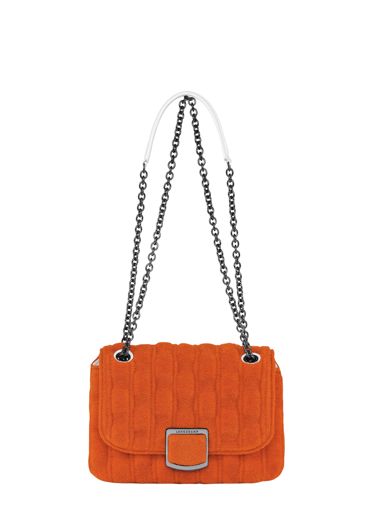 Longchamp Brioche eponge Sac port travers Orange