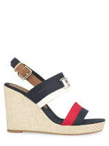 Sandalen met hoge sleehak essential-TOMMY HILFIGER