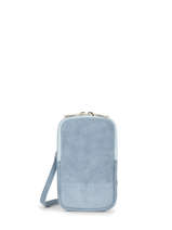 Telefoontasje Velvet Leder Milano Blauw velvet VE21104G