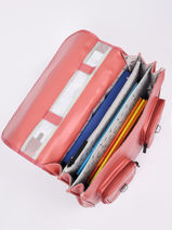 Boekentas Vintage North Cameleon Roze vintage north CA41-vue-porte