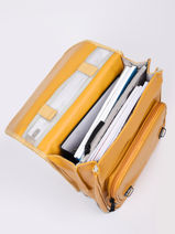 Sac  Dos Vintage North Cameleon Jaune vintage north SD38-vue-porte