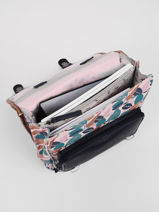 Rugzak Meisje 2 Compartimenten Cameleon Roze vintage fantasy SD38-vue-porte