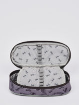 Trousse 1 Compartiment Cameleon Gris vintage urban PLUM-vue-porte