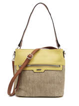 Sac Bandoulire Barcelone David jones Jaune barcelone 2