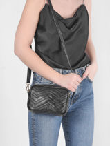 Sac Bandoulire Nine Milano Noir nine NI19111-vue-porte