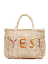 Shoppingtas "yes!" Van Jute The jacksons Beige word bag YES