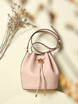 Mini Sac Seau Debby Ii Cuir Lauren ralph lauren Rose andie P1451