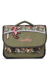 Cartable Enfant 2 Compartiments Cameleon Vert actual CA38