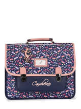 Cartable Enfant 2 Compartiments Cameleon Bleu retro PBVGCR38