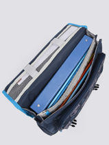 Cartable Enfant 2 Compartiments Cameleon Bleu actual CA38-vue-porte