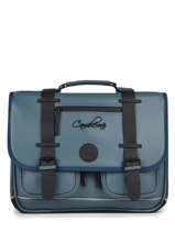 Cartable Vintage North Cameleon Bleu vintage north CA38