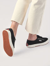 Sneakers 2750 black red lips-SUPERGA-vue-porte