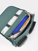 Cartable Vintage Velvet 2 Compartiments Cameleon Vert vintage velvet CA35-vue-porte