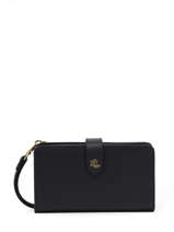 Portefeuille Dryden Cuir Lauren ralph lauren Noir dryden 32844391