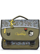 Cartable Enfant 3 Compartiments Cameleon Vert actual CA41