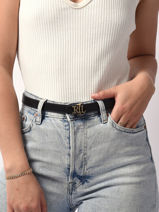 Ceinture Femme Rversible Cuir Lauren ralph lauren Noir elmswood 12754803-vue-porte