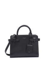 Sac  Main S Emilie Cuir Le tanneur Noir emily PB328670