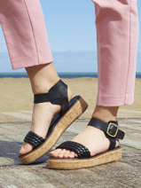 Sandalen met platformzool-TAMARIS