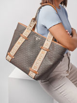 Sac Port paule Maeve Cuir Michael kors Marron maeve T2G5VT3B-vue-porte