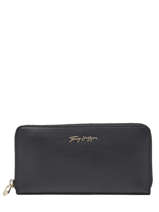 Portefeuille Tommy hilfiger Noir iconic tommy AW12186