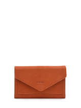 Portefeuille Etincelle Nubuck Cuir Etrier Orange etincelle nubuck EETN469