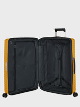 Harde Reiskoffer Upscape Samsonite Blauw upscape KJ1003-vue-porte