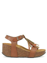 Sandalen So Tonka Uit Leder Plakton Beige accessoires TONKA