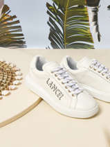 Sneakers Ninon Uit Leder Lancel Wit women A12255