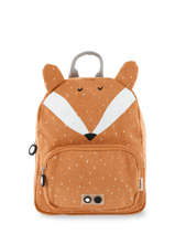 Mini Sac  Dos 1 Compartiment Trixie Orange animals 90