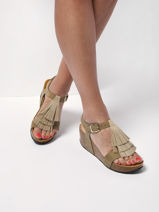 Sandalen so tonka uit leder-PLAKTON-vue-porte