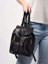 Sac  Dos Tempo Milano Noir tempo TE18064-vue-porte