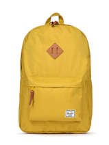 Sac  Dos 1 Compartiment Herschel Jaune classics 10007PBG
