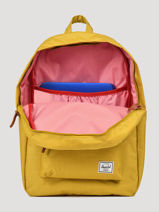 Sac  Dos 1 Compartiment Herschel Jaune classics 10007PBG-vue-porte
