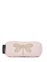 Trousse 2 Compartiments Boheme Caramel et cie Rose boheme FI