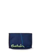 Portefeuille Satch Bleu wallet WAL1