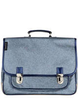 Boekentas 2 Compartimenten Caramel et cie Blauw boheme FI